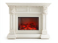 Camino-MDF-150x40x125 cm-Bianco-Classico
