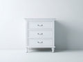 Cassettiera-Legno MDF-80x45x100 cm-Bianco-Stile classico