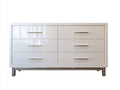 Cassettiera-Legno MDF-160x45x80 cm-Bianco-Stile moderno